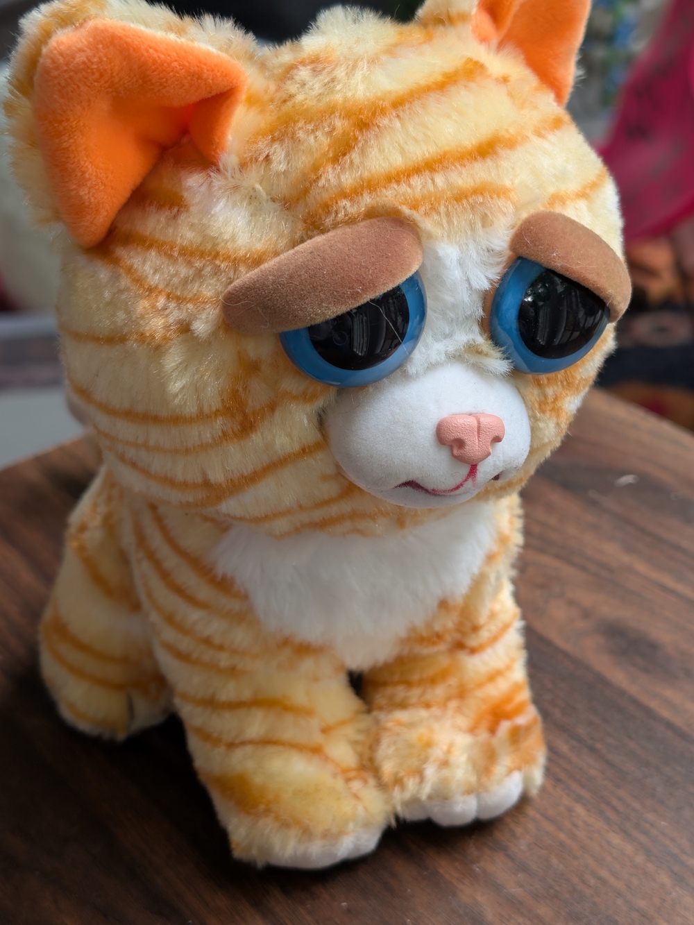 Feisty Pets "Princess Pottymouth" Orange Tabby Cat Plush Toy